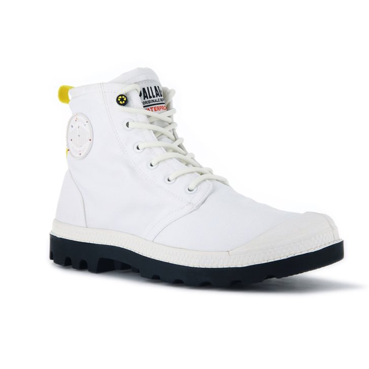 Bottes Palladium Pampa Recycle Imperméables+ 2 Femme Blanche | FR LKT518Y